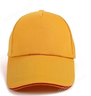 806款钢扣三文治涤棉太阳帽防紫外线户外团建旅游帽子印LOGO