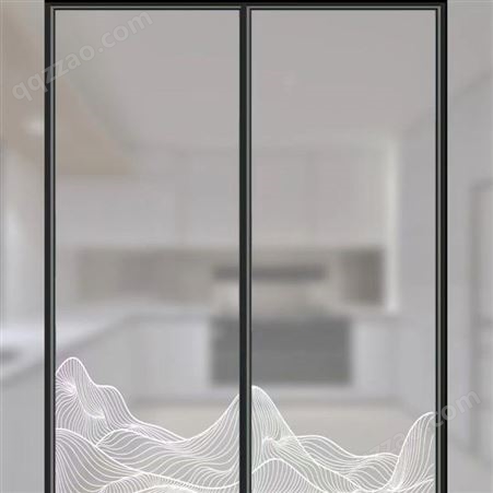 新时兴玻 璃 深浅雕刻玻璃 餐厅 办公室屏风隔断 口碑良好
